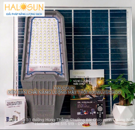 ĐÈN BÀN CHẢI NĂNG LƯỢNG MẶT TRỜI 400W VS-D400