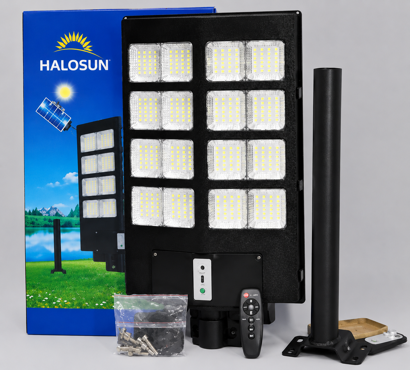 ĐÈN ĐƯỜNG NĂNG LƯỢNG MẶT TRỜI VS-S500 500W (LIỀN THỂ 10 Ô)